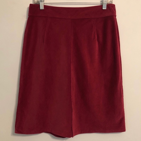 J. Jill Dresses & Skirts - SALE❤️ J. Jill Corduroy Red Skirt EUC Size 8